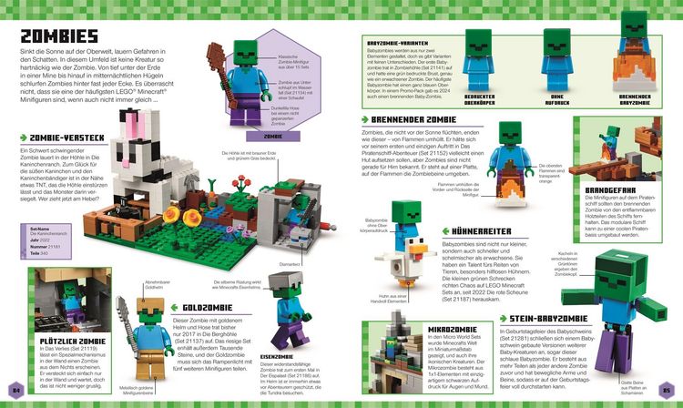 Produktbild: LEGO&reg; Minecraft&reg; Das gro&szlig;e Lexikon der Figuren, Kreaturen und Biome