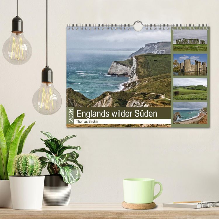 Produktbild: Englands wilder S&uuml;den (Wandkalender 2026 DIN A4 quer), CALVENDO Monatskalender