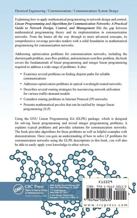 Produktbild: Linear Programming and Algorithms for Communication Networks