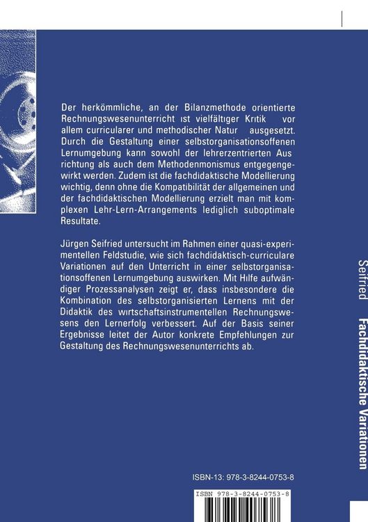 Produktbild: Fachdidaktische Variationen in einer selbstorganisationsoffenen Lernumgebung