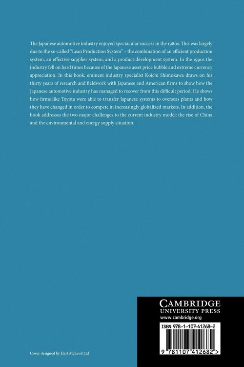 Produktbild: Japan and the Global Automotive Industry. Koichi Shimokawa