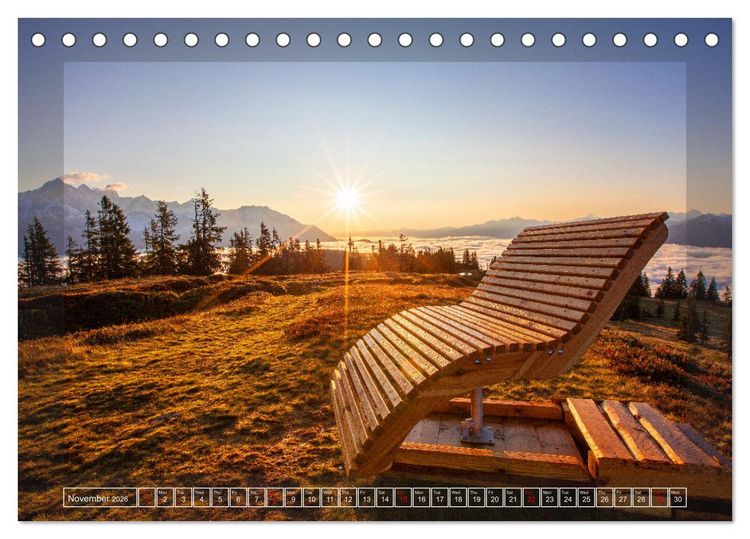 Produktbild: When the sun rises and sets (Desk Calendar 2026 DIN A5 landscape), CALVENDO 12 Month DeskCalendar