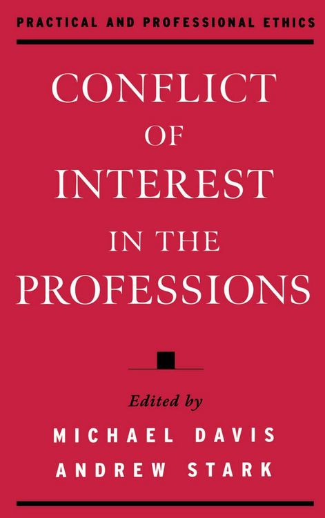Produktbild: Conflict of Interest in the Professions