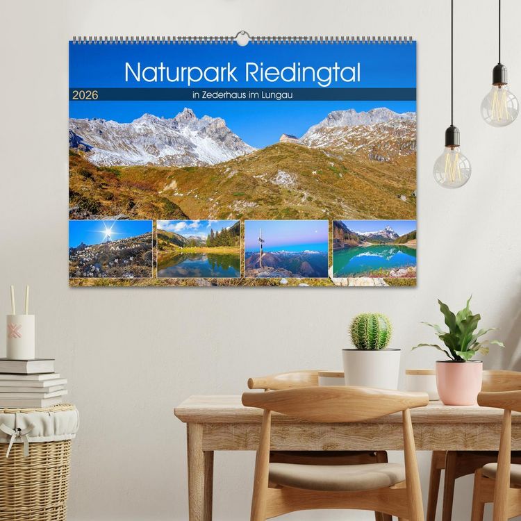 Produktbild: Naturpark Riedingtal (Wandkalender 2026 DIN A2 quer), CALVENDO Monatskalender