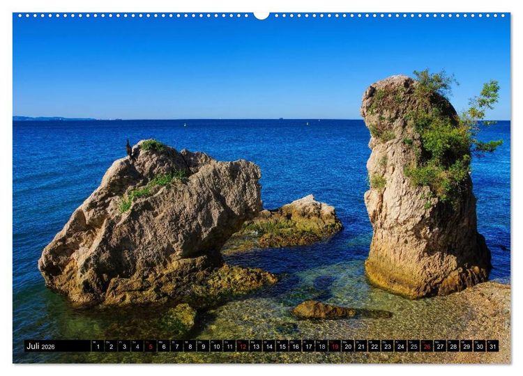 Produktbild: Triest und seine Riviera (hochwertiger Premium Wandkalender 2026 DIN A2 quer), Kunstdruck in Hochglanz