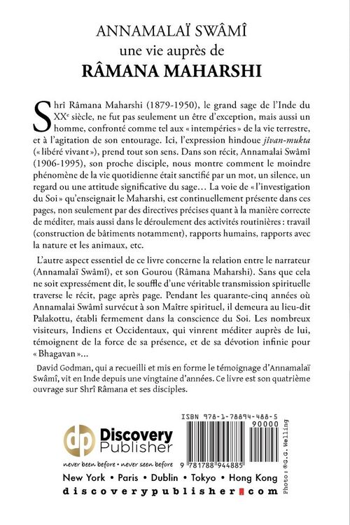 Produktbild: Annamala&iuml; Swami, une vie aupr&egrave;s de Ramana Maharshi