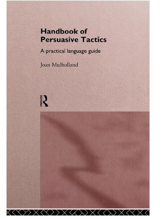 Produktbild: A Handbook of Persuasive Tactics