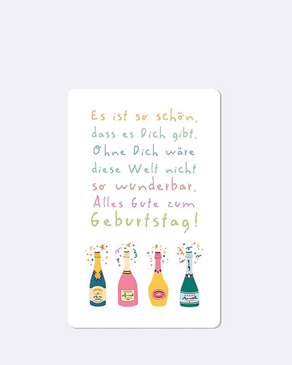 Produktbild: Lunacard Postkarte *Sch&ouml;n dass es dich gibt