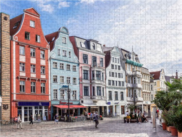 Produktbild: CALVENDO Puzzle Universit&auml;tsplatz Rostock 2000 Teile Lege-Gr&ouml;&szlig;e 90 x 67 cm Foto-Puzzle Bild von Thomas Becker