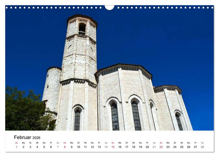 Produktbild: Gubbio - die mittelalterliche Stadt in Umbrien (Wandkalender 2026 DIN A3 quer), CALVENDO Monatskalender