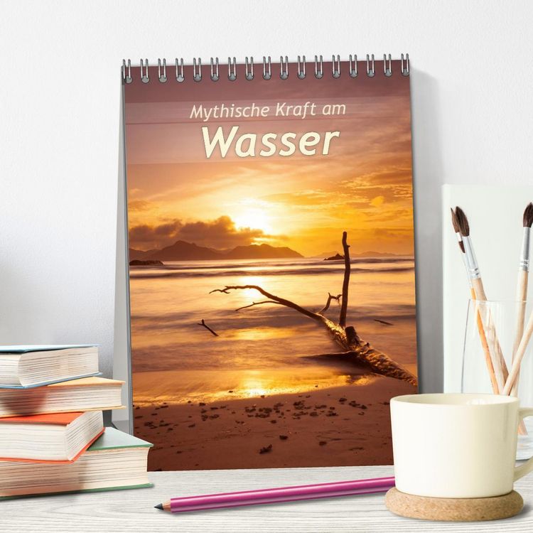 Produktbild: Mythische Kraft am Wasser (Tischkalender 2026 DIN A5 hoch), CALVENDO Monatskalender