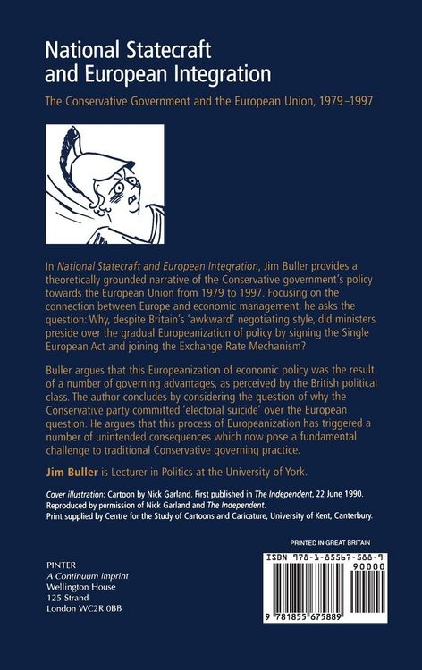 Produktbild: National Statecraft and European Integration