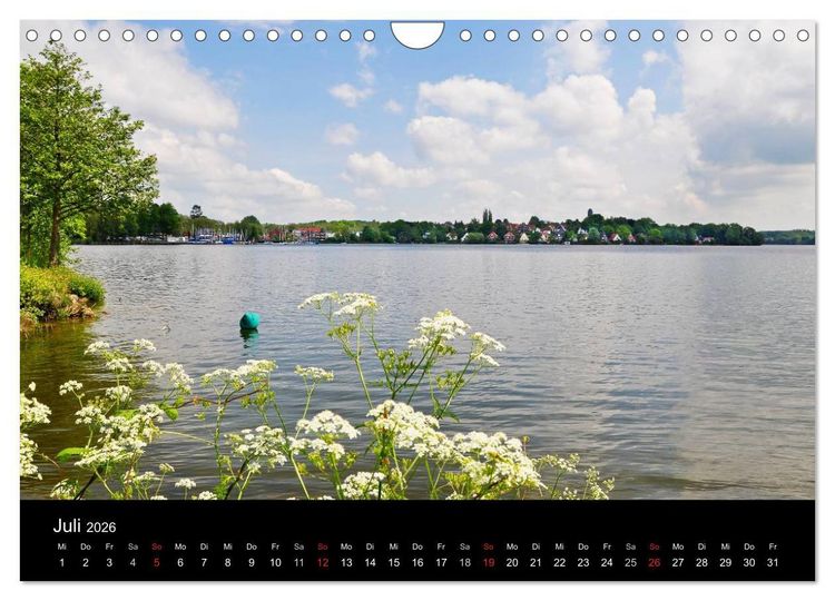 Produktbild: Pl&ouml;n - die Stadt am See (Wandkalender 2026 DIN A4 quer), CALVENDO Monatskalender
