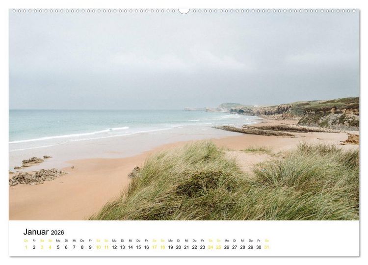 Produktbild: Asturien - Von der K&uuml;ste bis zu den Gipfeln Europas (hochwertiger Premium Wandkalender 2026 DIN A2 quer), Kunstdruck in Hochglanz