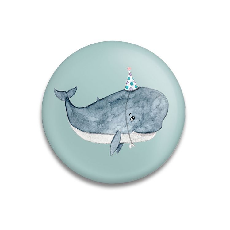 Produktbild: Dekomagnet Party Whale
