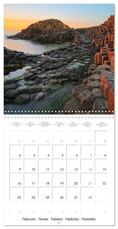 Produktbild: Northern Ireland and Belfast (Wall Calendar 2026 12 &times; 12 Inch) CALVENDO 12 Month Wall Calendar