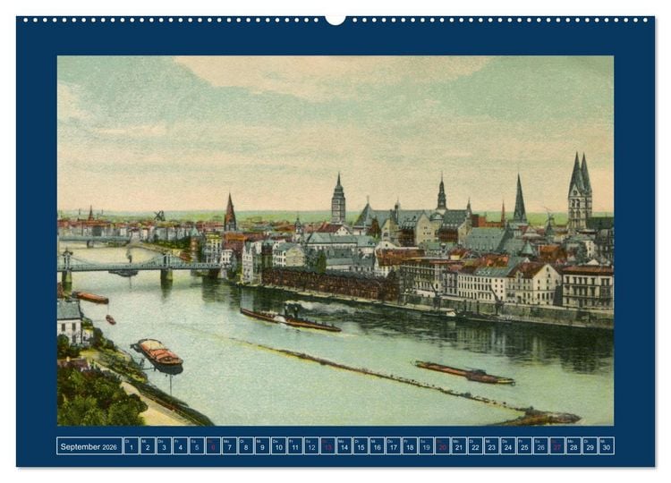 Produktbild: Historisches Bremen an der Weser von 1888 bis 1918 (hochwertiger Premium Wandkalender 2026 DIN A2 quer), Kunstdruck in Hochglanz