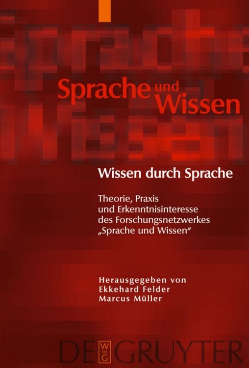 Produktbild: Wissen durch Sprache