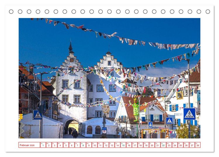 Produktbild: Tettnang - Bilder einer Stadt (Tischkalender 2026 DIN A5 quer), CALVENDO Monatskalender