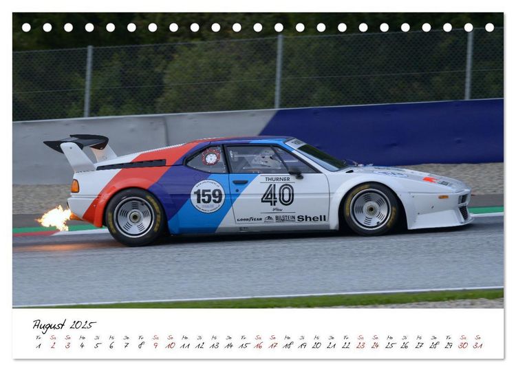 Produktbild: BMW M1 Procar (Tischkalender 2025 DIN A5 quer), CALVENDO Monatskalender