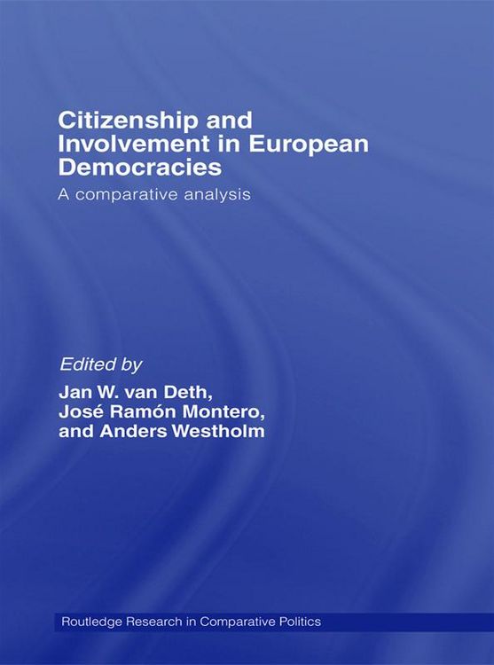 Produktbild: Citizenship and Involvement in European Democracies