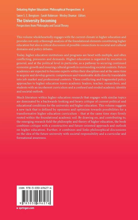 Produktbild: The University Becoming