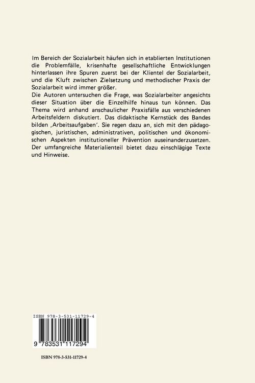 Produktbild: Pr&auml;vention in der sozialen Arbeit