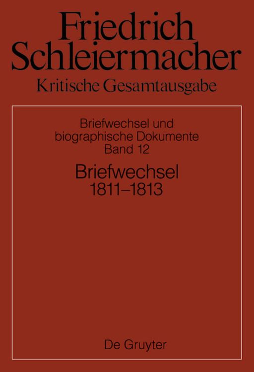 Produktbild: Briefwechsel 1811-1813