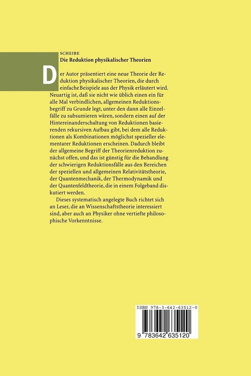 Produktbild: Die Reduktion physikalischer Theorien