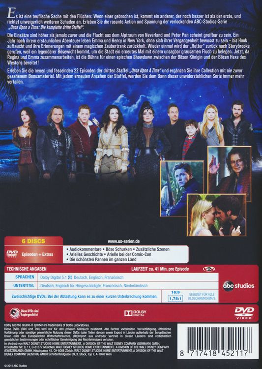 Produktbild: Once upon a time - Es war einmal - Staffel 3 [6 DVDs]
