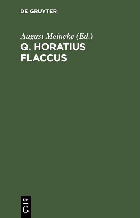 Produktbild: Q. Horatius Flaccus