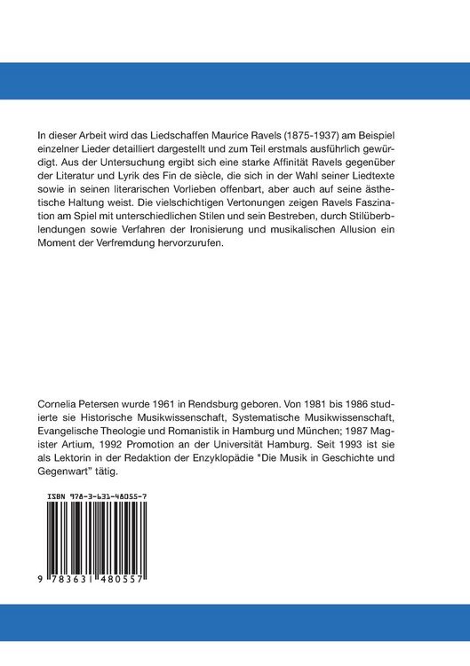 Produktbild: Die Lieder von Maurice Ravel