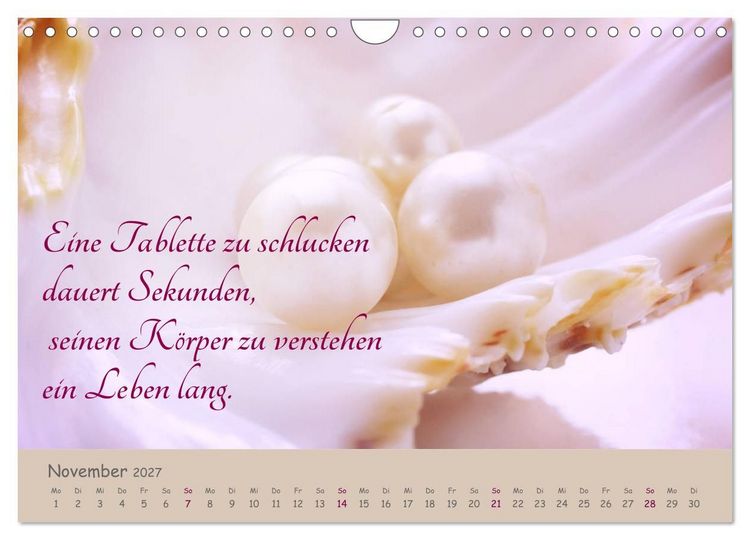 Produktbild: Innere Perlen (Wandkalender 2027 DIN A4 quer), CALVENDO Monatskalender