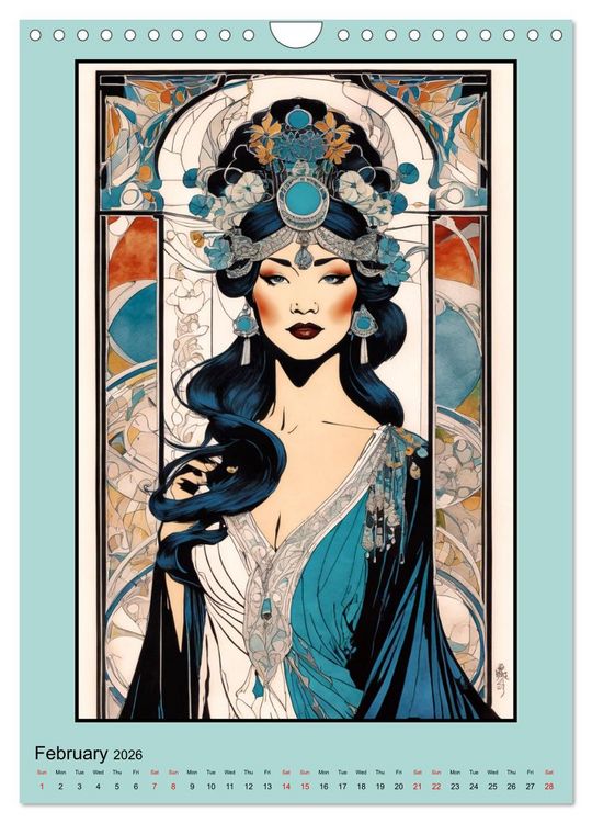 Produktbild: Women's Images of the Belle &Eacute;poque (Wall Calendar 2026 DIN A4 portrait), CALVENDO 12 Month Wall Calendar