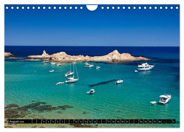 Produktbild: MENORCA - Die sanfte Perle (Wandkalender 2026 DIN A4 quer), CALVENDO Monatskalender