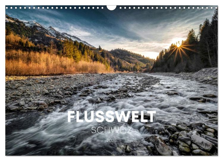 Produktbild: Flusswelt Schweiz (Wandkalender 2026 DIN A3 quer), CALVENDO Monatskalender