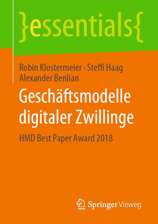 Produktbild: Geschäftsmodelle digitaler Zwillinge