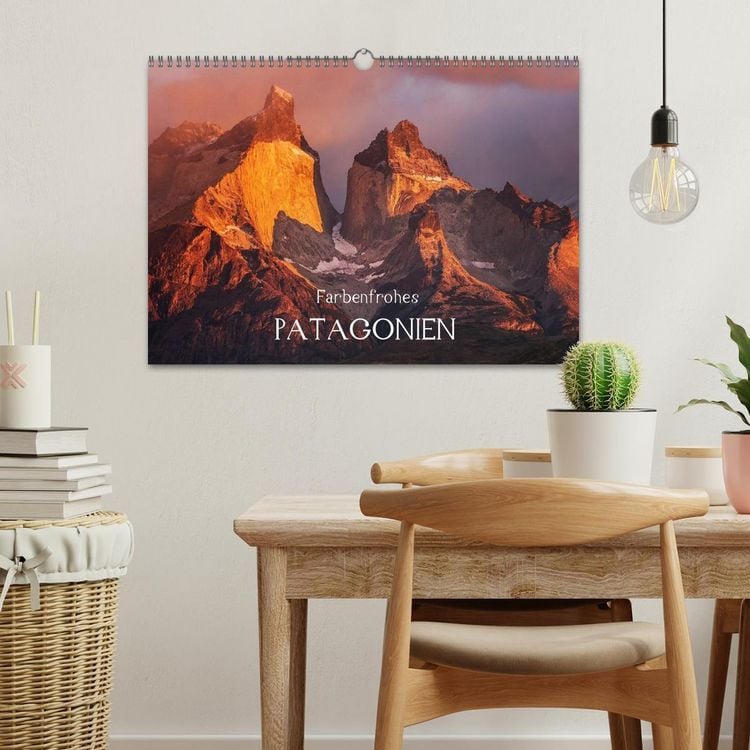 Produktbild: Farbenfrohes Patagonien (Wandkalender 2026 DIN A3 quer), CALVENDO Monatskalender