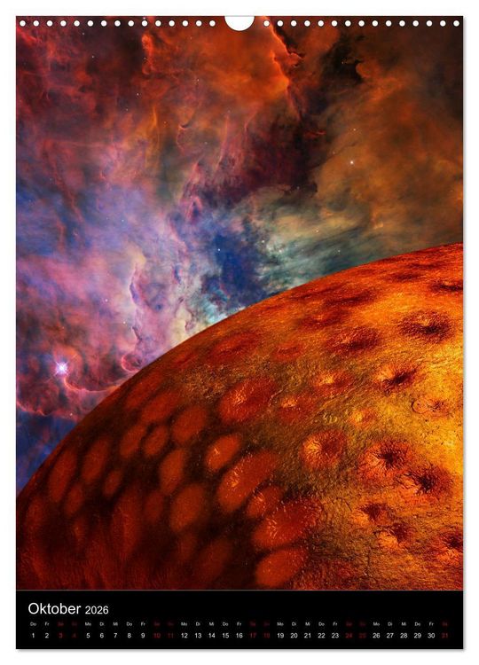 Produktbild: Mikrokosmos &ndash; Makrokosmos (Wandkalender 2026 DIN A3 hoch), CALVENDO Monatskalender