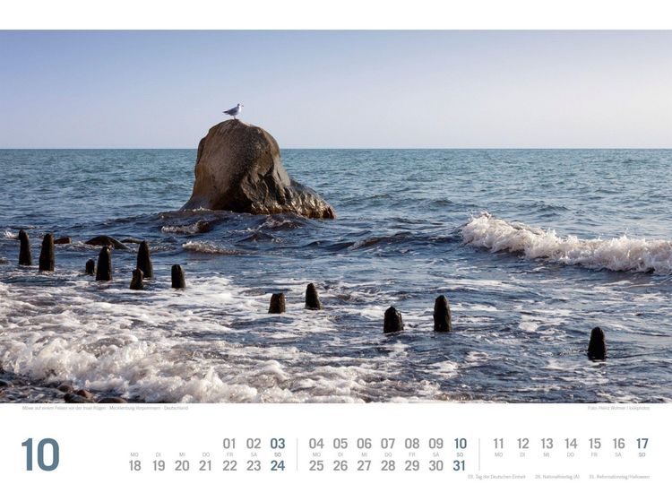 Produktbild: Ostsee ReiseLust Kalender 2027 | von Flensburg bis nach Usedom
