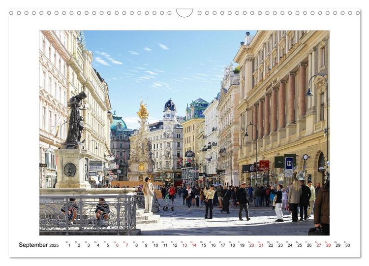 'Bezauberndes Wien (Wandkalender 2025 DIN A3 quer), CALVENDO
