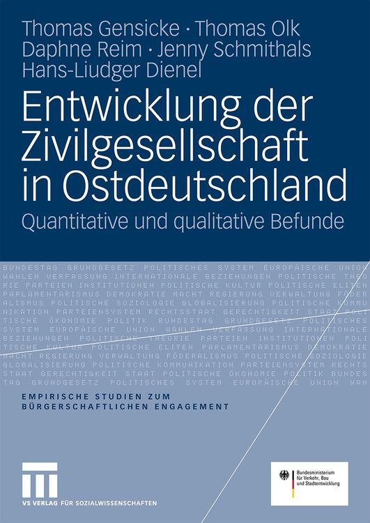 Produktbild: Entwicklung der Zivilgesellschaft in Ostdeutschland