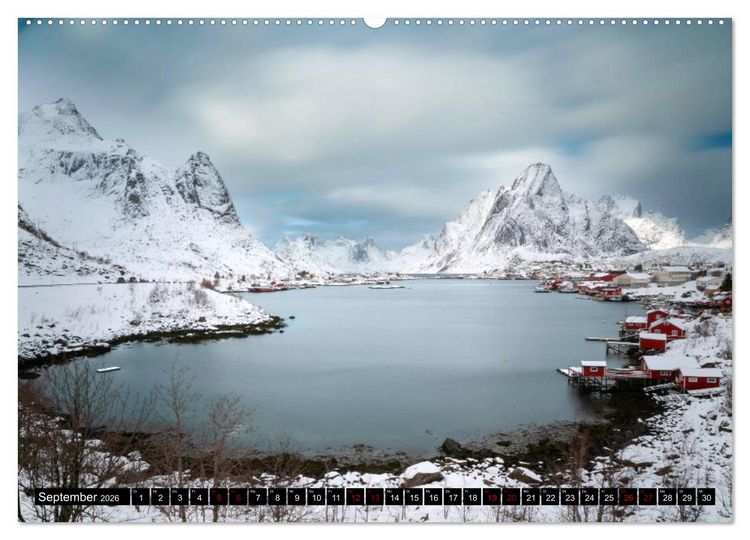 Produktbild: Lofoten Inselzauber (hochwertiger Premium Wandkalender 2026 DIN A2 quer), Kunstdruck in Hochglanz