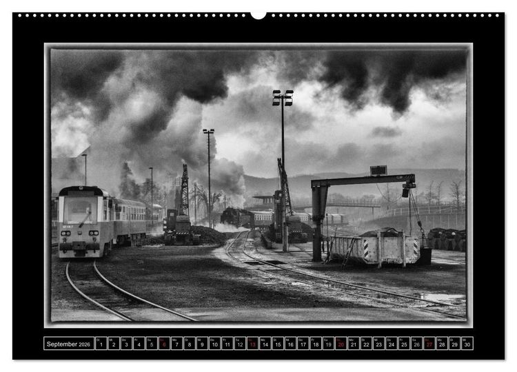 Produktbild: Unter Dampf - Eisenbahnromantik im Harz (Wandkalender 2026 DIN A2 quer), CALVENDO Monatskalender