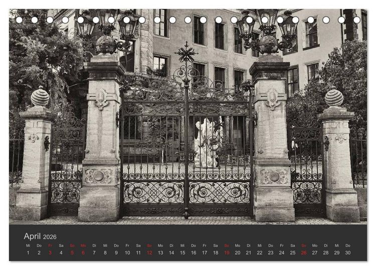 Produktbild: Dresden Schwarz Weiss 2026 (Tischkalender 2026 DIN A5 quer), CALVENDO Monatskalender