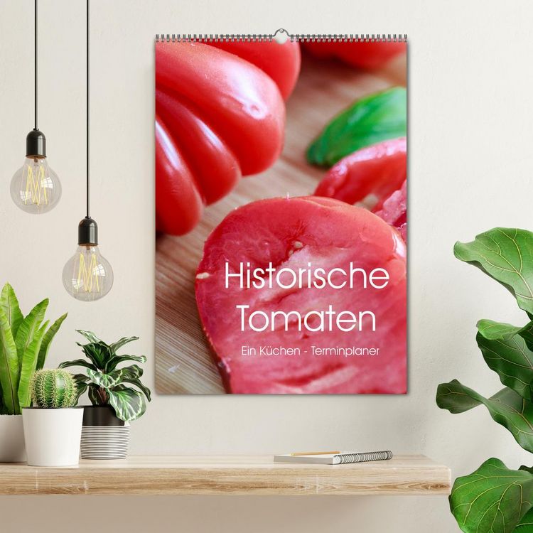 Produktbild: Historische Tomaten - Ein K&uuml;chen Terminplaner (Wandkalender 2026 DIN A2 hoch), CALVENDO Monatskalender