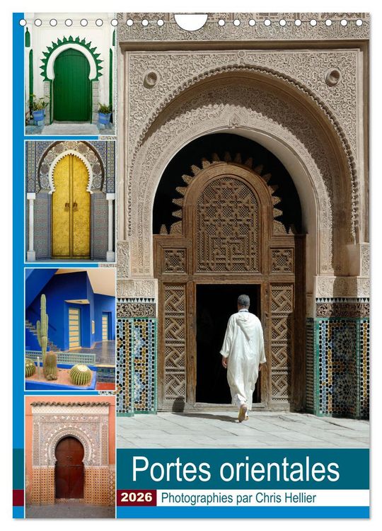 Produktbild: Portes Orientales (Calendrier mural 2026 DIN A4 horizontal), CALVENDO calendrier mensuel