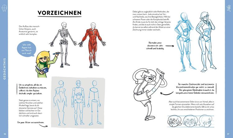 Produktbild: Zeichnen beginnt im Kopf &ndash; Die ultimative Zeichenschule von YouTube-Zeichnerin LinaFleer