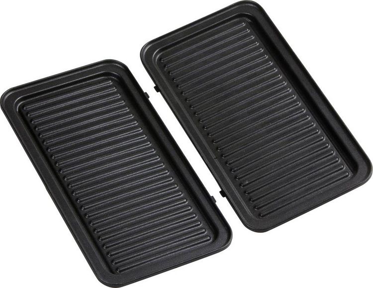 Produktbild: DOMO DO9136C Sandwich-Toaster Grillfunktion Silber, Schwarz