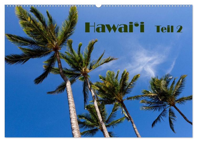 Produktbild: Hawai'i - Teil 2 (Wandkalender 2026 DIN A2 quer), CALVENDO Monatskalender
